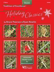 cover Tradition of Excellence Holiday Classics F Horn band method book cover